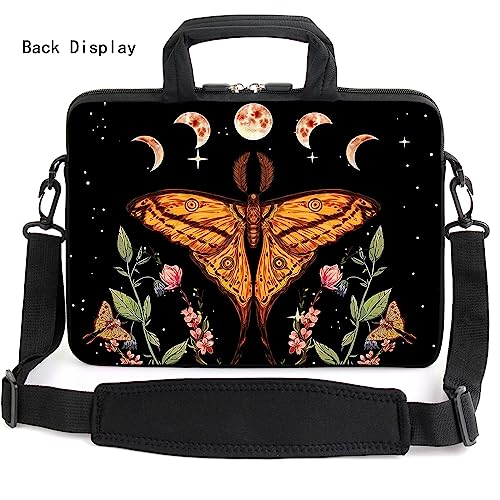 13" laptop bag laptop sleeve chromebook case adjustable shoulder strap with handle accessory pocket for men women (RYD-13-4) - color: Ryd-13-4