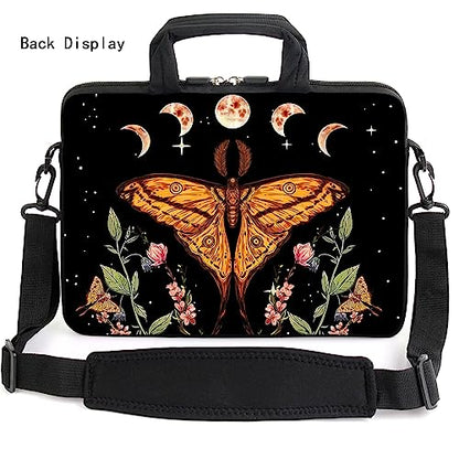 13" laptop bag laptop sleeve chromebook case adjustable shoulder strap with handle accessory pocket for men women (RYD-13-4) - color: Ryd-13-4