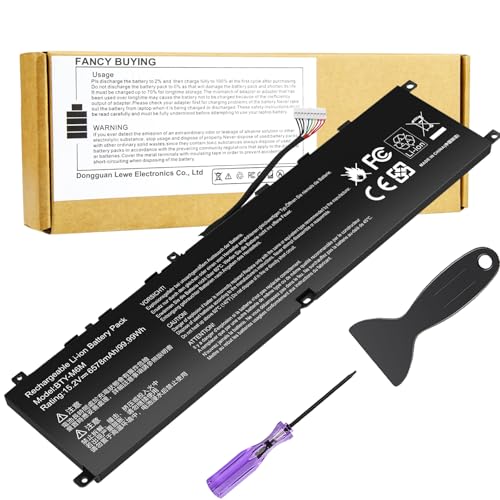 BTY-M6M 4ICP8/35/142 Laptop Battery for MSI GS66 Stealth 10SE 10SF 11UE 11UH GE66 Raider 10UG 11UG GE76 for Dragon Tiamat 11UH WS66 10TM 11UMT 11UKT for Raider 11UG GE76 11UE 55R G6 430 440 445 G7 - size: 13.19*3.27*0.31inch BTY-M6M