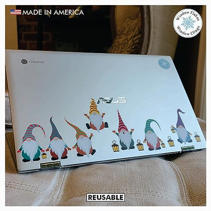 12 x Gnomes Laptop Stickers Set - Cute Gnome Sticker Decal for Laptop - Computer Laptop Decals Aesthetic - Skateboard, Journal and Water Bottle Stickers - style: Small Gnomes Stickers (Set of 12)