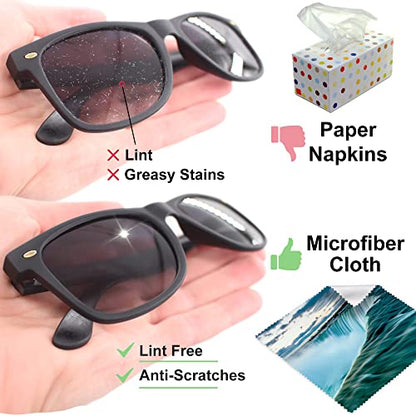 Microfiber Cleaning Cloth for Glasses - Eyeglass Cleaning Cloth - Lens Cleaning Cloth - Microfiber Glasses Cleaning Cloth for Phone, Screens, Camera Lens Cleaner - 6 pcs - color: 6 Pcs Nature