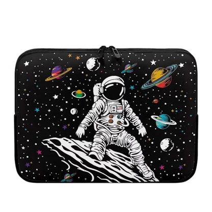 Astronaut Galaxy Planet Laptop Sleeve, Laptop Bag Computer Cover Sturdy Zipper Protective Tablet Carrying Case Universal 10-17 Inch Notebook Sleeves Briefcase for Business/School - color: Astronaut Galaxy Planet, size: 10 Inch