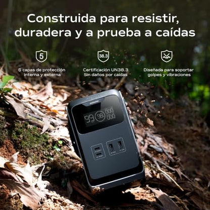 EF ECOFLOW Portable Power Bank Station TRAIL 200 DC, 192Wh, 220W DC | LFP Battery, 140W USB C Output, Solar Generator for Outdoor Camping, Travel, and Emergency (No AC Outlet Included) - style: TRAIL 200