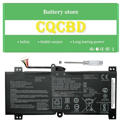 CQCBD (Type-C C41N1731 0B200-02940000 for Asus ROG Strix Scar II GL504 GL504GW GL504GS GL504GM GL504GV G515 G515GV G515GW G715GV G715GW GL504GW-DS74 Series - style: (Type-C） C41N1731