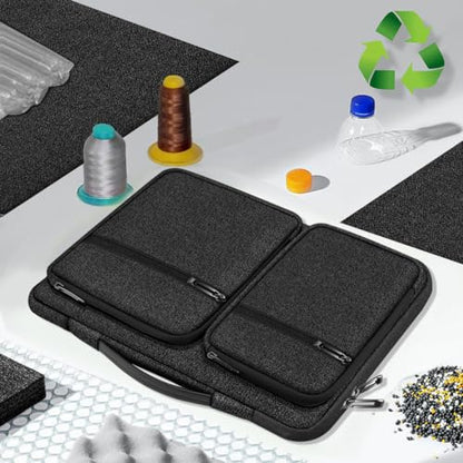 360 Protective Laptop Case 15" 15.6" 16" Sleeve, Water-Resistant Handbag with Straps Compatible with 16" MacBook Neo, MacBook Pro Air 16"/15", XPS 16" and Most 15" 15.6" 16" Notebooks,B01K01 - color: B01k01, size: 15"-16"