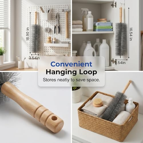 Fan Cleaning Brush, 2026 New Bendable Microfiber Head Dusting Brushes, Reusable Fan Cleaner Brush Dust Remover for Electric Fans, Air Conditioning, Car Vents and Blind - color: Mixed,2pcs, size: 43cm