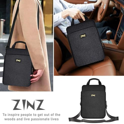 Laptop Case 12.9 13 Shoulder Bag, Expandable Handbag with Valuables Compartment Compatible with MacBook Air/Pro/Neo 13" M5/M4/M3/M2/M1, iPad 12.9/13/11, Water-Resistant & Shockproof,B01K07 - color: B01k07, size: 13"