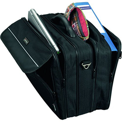 46075 CORNICHE - Business case for 17 inch Laptop, Nylon, Black