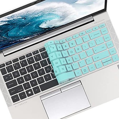 Keyboard Cover Design for 14" HP EliteBook 840 845 G7 G8 Notebook PC Model Accessories Keyboard Protective Skin (Not fit HP EliteBook 840 845 G5 G6 G9 G10 G11) -Hotblue - color: Hotblue