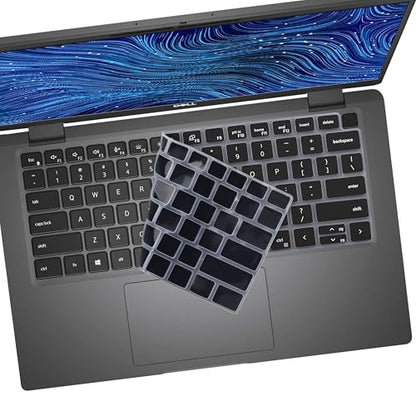 Keyboard Cover for Dell Latitude 3000 3340 13.3"(2023), Dell Latitude 5320 5330 5340 5350 13.3, Dell Latitude 7320 7330 7340 13.3" Keyboard Accessories Protective Skin-Black - color: Black