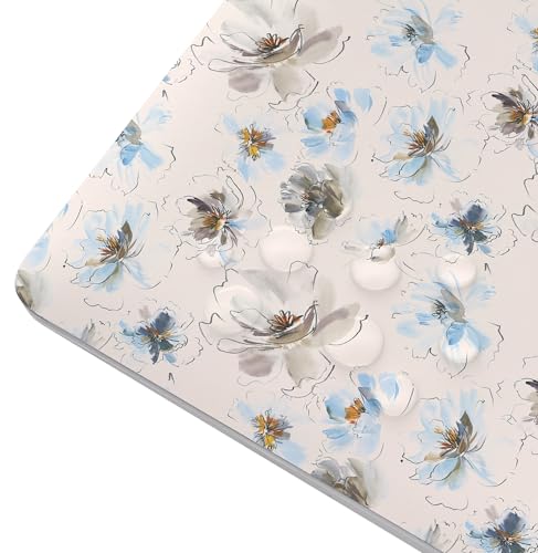 11.6 13 13.3 14 15 15.6 inches Netbook Laptop Skin Sticker Decal Reusable Protector Cover Case for Laptop Notebook chromebook Blue Flowers W-NEK-57 - color: W-NEK-57