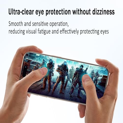 2 Pack Anti Blue Light Screen Protector for iPhone 16 Pro Max 6.9 Inch Eye Protection Tempered Glass Film, Easy to Install, Bubble Free - size: iPhone 16 Pro Max 6.9-inch