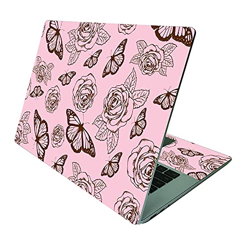 MightySkins Skin Compatible With Microsoft Surface Laptop 4 15” - Butterfly Garden | Protective, Durable, and Unique Vinyl Decal wrap cover | Easy To Apply, Remove, and Change Styles | Made in the USA - color: Butterfly Garden