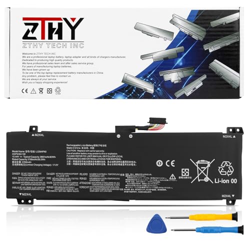 L22B4PA0 L22M4PA0 Laptop Battery for Lenovo Legion Slim 5-16APH8 5-16IRH8 | LOQ 15APH8 15IRH8 16APH8 16IRH8 IdeaPad 1-15IAU7 Series L22D4PA0 L22X4PA0 5B11N45957 SB11K38532 15.44V 60Wh - size: 9.13*3.07*0.27inch L22M4PA0