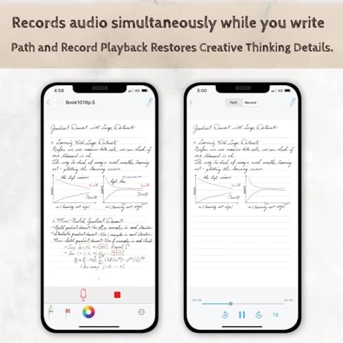 Ophaya Digital Smart Pen Smart Notebook and Board Writing Set for Note Taking | Gifts for Adults Women Men Coworkers Teachers Students Friends | Sync Paper Notes to Phone Instantly | Convert to Text - size: 3in1 set