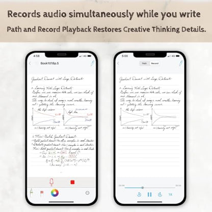 Ophaya Digital Smart Pen Smart Notebook and Board Writing Set for Note Taking | Gifts for Adults Women Men Coworkers Teachers Students Friends | Sync Paper Notes to Phone Instantly | Convert to Text - size: 3in1 set
