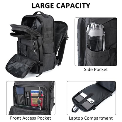 MATEIN 17 Inch Laptop Backpack, Large TSA Tactical Backpack for Men | Military MOLLE System, Water Resistant Computer Bag, Laptop Compartment, Work Organizer Pocket, For Carry on Travel