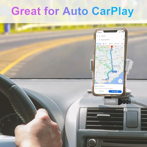 10FT USB C Cable 90 Degree, USB C 3.1 Gen 2 Cable, 4K Monitor Video Output, 10Gbps High Speed Data Transfer, 100W Fast Charging, Compatible with iPhone 17, MacBook, Dell XPS, CarPlay, Portable Monitor - size: 10FT