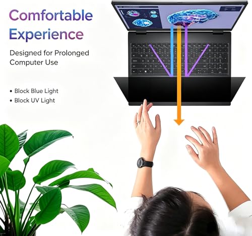 Magnetic privacy protection film&detachable, suitable for 13.6-inch MacBook | (For models 2022 - 2026, M2 to M5 series) Anti-blue light and anti-glare, 360-degree anti-peeping design | Privacy film - size: MacBook Air 13.6 inch (2022-2026, M2,M3,M4,M5)