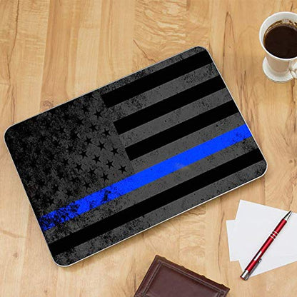 IT'S A SKIN Custom Laptop Vinyl Stickers - Ideal for 13.3 to 16 Inch Screens of HP, Lenovo, Apple, Dell, Compaq, Asus, Acer - Thin Blue line American Flag Distressed - Perfect Laptop Accessories - color: Style 7