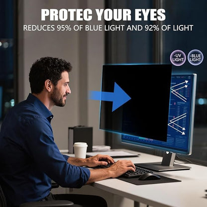[2 Pack Magnetic Computer Privacy Screen (【2Pack】 27 Inch (Diagonal) - 16:9 Aspect Ratio) - size: 【2Pack】27 Inch (Diagonal) - 16:9 Aspect Ratio