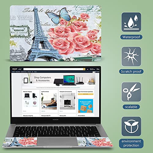 FY-NEK-024 Laptop Decal,Eiffel Tower 12-15.6 Inch Art Decal Cover Protector Notebook PC Skin - color: FY-NEK-024
