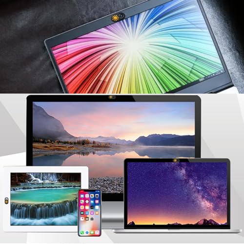 SIREG Webcam Cover Ultra Thin - Web Camera Cover fits Laptop,Tablet,PC,Computer, Smartphone, Protect Your Privacy and Security,Strong Adhesive (Sun-Black & 3 Pack) - color: Sun-Black & 3 pack
