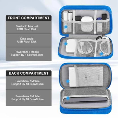 Travel Laptop Backpack with Small Case for 15-16 inch Notebooks, Slim & Expandable Computer Bag for College Business Commute for Men and Women,Black-Blue - color: Black-blue