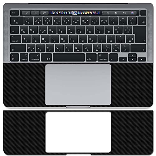 Puccy 2 Pack Film Protector, compatible with Dell Alienware 16X Aurora ac16251 16" Laptop Carbon Fiber Keyboard TouchPad Trackpad Guard Cover (Not Tempered Glass Screen Protectors)