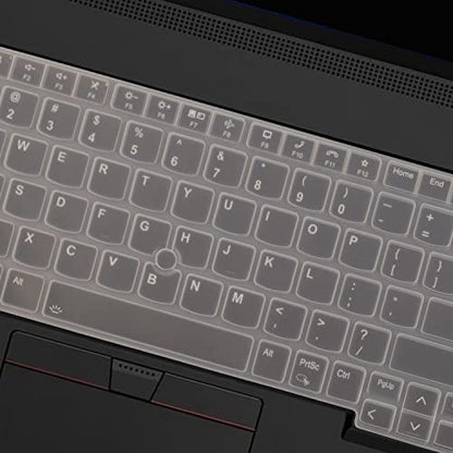 Keyboard Cover for Lenovo ThinkPad E16 L16 P16 P16v T16 P16s (Gen 3/Gen 2/Gen 1) 16 inch, Thinkpad L15 Gen 4/3 15.6 inch (Not Fit Thinkpad Z16,L15 Gen 2/1) -Clear - color: Clear