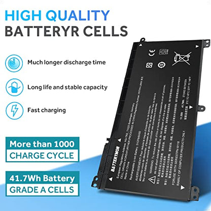 BI03XL Battery Compatible with HP Pavilion X360 M3-U 13-U M3-U001DX Laptop | For 13-U100TU 13-U118TU Stream 14-AX 14-ax010nr 14-ax020wm 14-ax030wm TPN-W118 Laptop ON03XL HSTNN-LB7P HSTNN-UB6W 843537-541