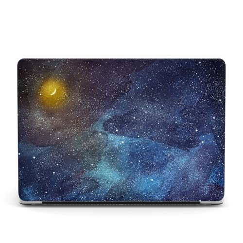 Hard Case Compatible with Old Version MacBook Pro 13 inch Case 2012 2011 2010 2009 2008 Release A1278 with CD-ROM, Laptop Plastic Hard Case Shell & Keyboard Cover, Blue Starry - color: Blue Starry, size: A1278(Pro 13" w/CD-ROM 2008-2012)