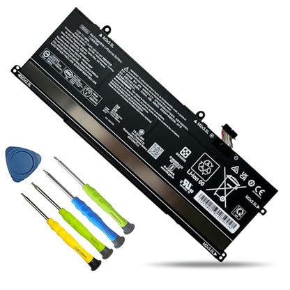 WE04XL N39857-005 Battery Replacement for HP X360 Spectre 14-EU 14-eu0098nf, Envy X360 16-AC 16-AD 2-in-1, Pavilion Plus 14-ew 14-ey 16-ab 16t-ab 14-ey0000 Series Notebook TPN-DB1Q 68Wh - size: 10.83*4.02*0.24inch WE04XL