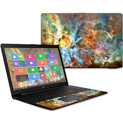 MightySkins Skin Compatible with HP 17t Laptop 17.3" (2017) - Space Cloud | Protective, Durable, and Unique Vinyl Decal wrap Cover | Easy to Apply, Remove, and Change Styles | Made in The USA - color: Space Cloud