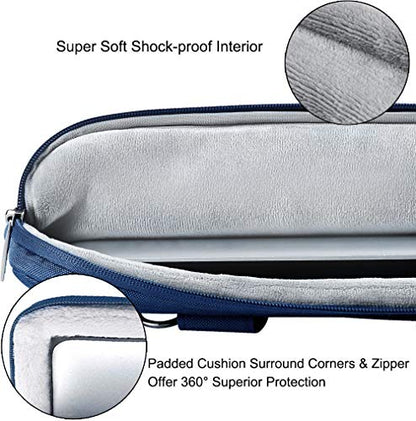 Voova Laptop Bag 15.6 Inch, 360° Protective Laptop Case Sleeve Compatible with MacBook Air 15 M2/M3/M4, MacBook Pro 15/16, 15-16” Lenovo Dell Hp, Waterproof Computer Bag Slim Briefcase, Blue - color: Blue, size: 14-15.6 inch