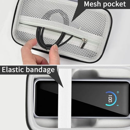 Power Bank Case Compatible with Anker Prime 26,250 Power Banks, Customized Storage Organizer for 26K,300W Power Bank and 100W Charging Base, Cable for Business Travel & Outdoor Use (Box Only) - style: Customized for 26250