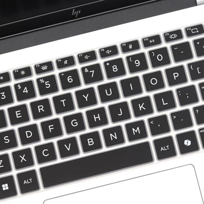 Keyboard Cover for 2026 2025 HP OmniBook 5 Next Gen AI 14" & OmniBook 7 14"/OmniBook 5 Flip 14" 14-he 14-fp 14-FR 14-fs 14-he0037nr 14t-fr000 14-fp0057nr 14-fs0000 (Not fit 14-fm 14-fk 14-ha)-Black - color: Black