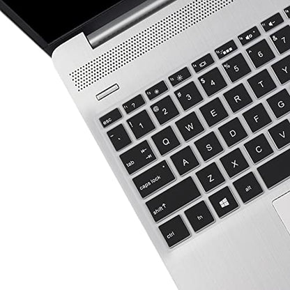 Keyboard Cover for 17.3 HP Laptop 17-by 17-bs/ca 17t-by400/by500 17-by4013dx 17-by0053cl 17-by4633dx 17-by3613dx 17-by1053dx 17-by0021dx by4061nr by3053cl by3065st by4623dx(Not Fit 17-cn/cp/cw/ch/cr) - color: Black