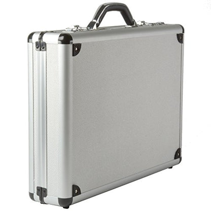 Alpine Swiss Executive Aluminum Briefcase Padded Laptop Briefcase For Men Hard Shell Attache Case Combo Lock Business Case