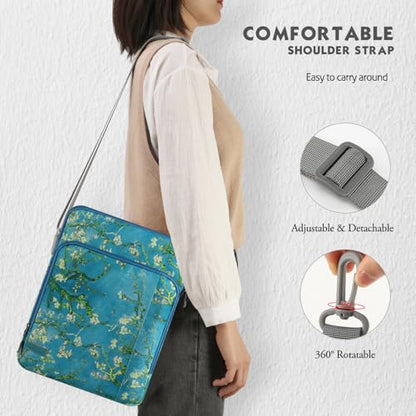MoKo 13.3-14 Inch Laptop Sleeve Bag Carrying Case with Accessory Pocket | Fits MacBook Pro 14-inch M3/M2, MacBook Pro 13-inch M2/M1, MacBook Air 13.6-inch M2 and Surface Pro 9/8, Apricot Flower - color: Apricot Flower, size: 13.3-14 Inch
