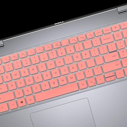 Keyboard Cover for Dell Latitude 3540 3550 5520 5521 5530 5531 5540 5550 2025 2024 2023 2022 & Precision 3590 3591 3580 3581 3560 3570 3561 3571 Laptop, Dell Latitude 15.6 inch Keyboard Skin-Pink - color: Pink