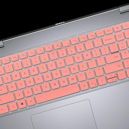 Keyboard Cover for Dell Latitude 3540 3550 5520 5521 5530 5531 5540 5550 2025 2024 2023 2022 & Precision 3590 3591 3580 3581 3560 3570 3561 3571 Laptop, Dell Latitude 15.6 inch Keyboard Skin-Pink - color: Pink