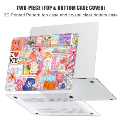 for MacBook Neo Case 13 inch 2026 A18 Pro (A3404), Anti-Scratch Protective Pattern Hard Shell Case, Trendy Laptop Cover with Keyboard Cover+Screen Film+Trackpad Film,Colorful Chaos ﻿ - color: Colorful Chaos