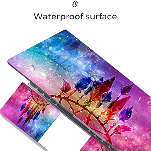 Laptop Skin Sticker,13.3 14 15 15.4 15.6 inch Laptop Skins,Universal Vinyl Decal,Dustproof Scratch Resistant Reusable Cover Protector with Free 2 Wrist Pads (Dream Catcher) - color: Dream Catcher