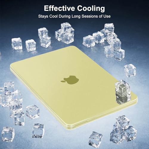 MOSISO Compatible with MacBook Neo Case 13 inch 2026 Release Model A3404 | Seamlessly Closes & Fingerprint-Resistant Protective Hard Shell Cover, Great for Work Travel Study Daily Use, Citrus Clear - color: Citrus Clear