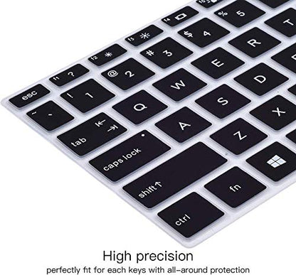 Keyboard Cover for HP Laptop 15.6 15-da/db/bs 15-dw 15-dy 15-ef 15-dy1043dx 15-dy5033dx dy1051wm dy2073dx 15-dw0083wm dw0037wm dw1083wm 15-ef2126wm 15-ef1001ds, HP 17-by/bs/ca 17.3 Keyboard Skin,Black - color: Black