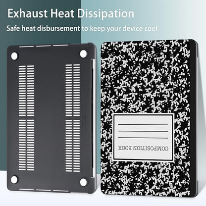 May Chen for MacBook Pro 13 Case 2022 2021 2020 Release Models: M2 M1 A2338 A2289 A2251, Plastic Hard Shell Case with Keyboard Cover for MacBook Pro 13 inch with Touch Bar fits Touch ID, Book - color: Book