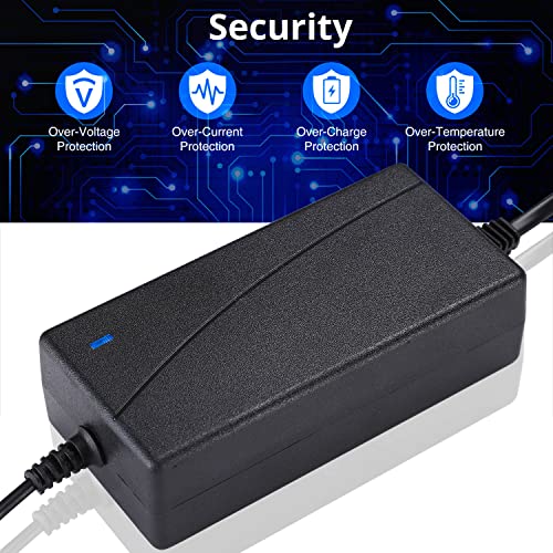 TOBWOLF DC 12V 3A Power Adapter, 36W AC 100-240V US Plug with 4.6FT Cord | 5.5mm × 2.1mm DC Plug, AC to DC Transformers, Switching Power Supply for LED Strip Lights, CCTV Cameras & Wireless Routers - size: 12V 3A