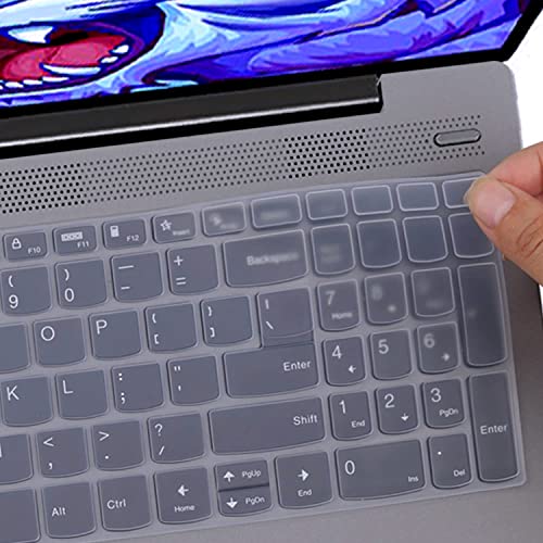 Keyboard Cover for Lenovo Yoga 7 7i 16", IdeaPad 1 1i 15.6",IdeaPad 3 5/IdeaPad 3i 5i 15.6 2026-2023, Ideapad Flex 5 5i 16",Ideapad Flex 5 15.6, Yoga Slim 7 15, Ideapad 7i 15.6,IdeaPad Slim 7 15.6 - color: Clear