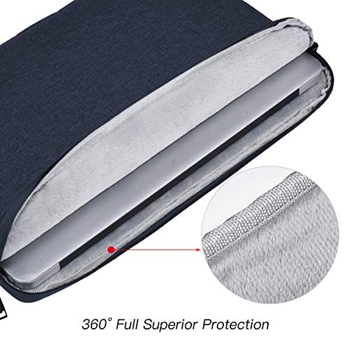 15.6 Inch Laptop Sleeve Case Bag for HP Envy x360/ Pavilion/Victus 15.6" Gaming Laptop, ASUS VivoBook 15.6/TUF/ZenBook 15, IdeaPad 3, Razer Blade 15.6, Acer Dell Samsung Chromebook, Navy Blue - color: Blue, size: 15.6 Inch